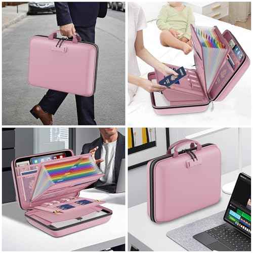 Fireproof File Organizer with Lock