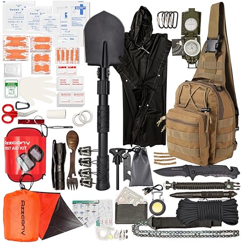 Emergency Survival Kit with First Aid Gears and Supplies (250 Count)