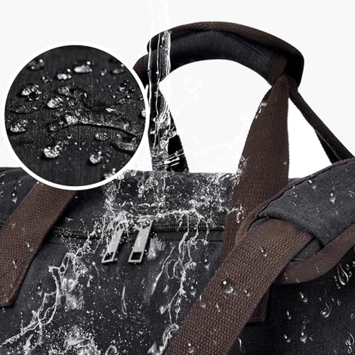 60L Canvas Duffle Bag for Men