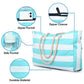 Beach Bags for Women Large Waterproof Beach Tote Bag Zipper Beach Bags Waterproof Sandproof Swim Pool Bag Large Tote