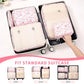8 Set Packing Cubes Luggage Packing Organizers for Travel Accessories