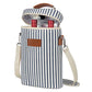 2 Bottle Insulated Wine Tote Carrier Bag
