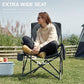 Oversized Folding Camping Chair for Adults with Adjustable Lumbar Support
