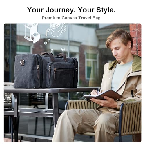 Large Canvas Duffle Bag for Travel