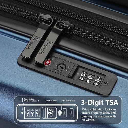 2 Piece Hardshell Suitcases Set 20