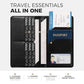 Passport Wallet for Travel RFID Blocking Premium Leather