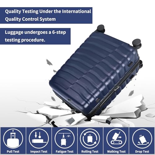 3 Piece Hardshell Travel Luggage Set (3 Count)