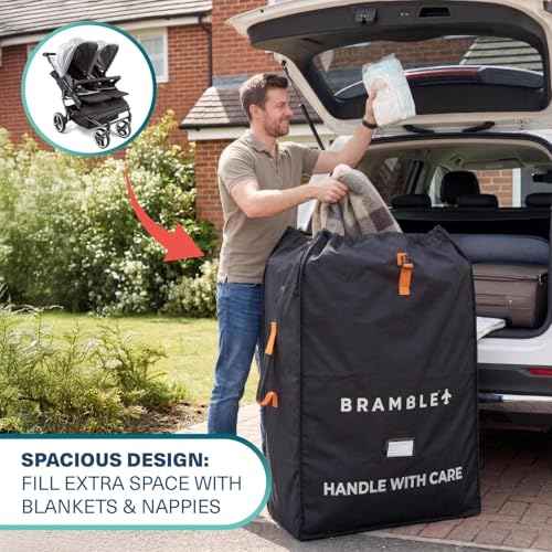 XL Double Stroller Bag for Airplane Gate Check