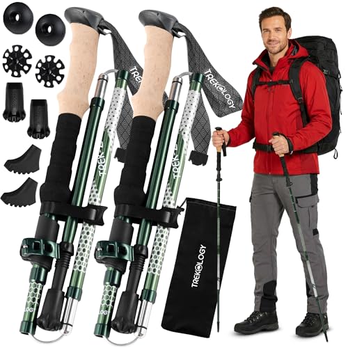 Trek Z Collapsible Hiking & Trekking Poles (2 Count)