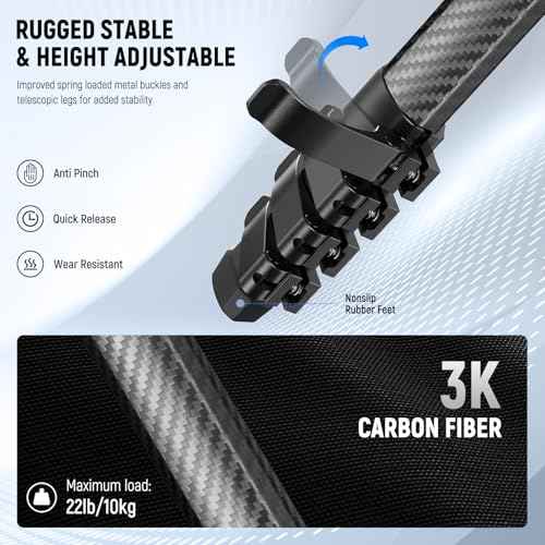 LITETRIP LT38 61" Travel Camera Tripod
