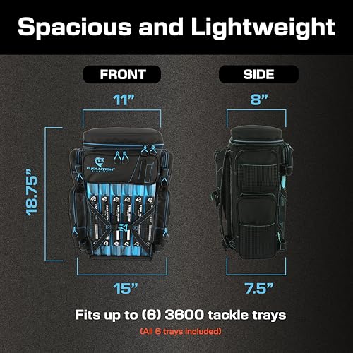 s 34014-EV: 3600 Drift Tackle Backpack - Blue