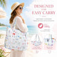 Waterproof Beach Tote Pool Bags for Women Ladies Extra Large Carry On Bag With Wet Compartment for Weekender Travel