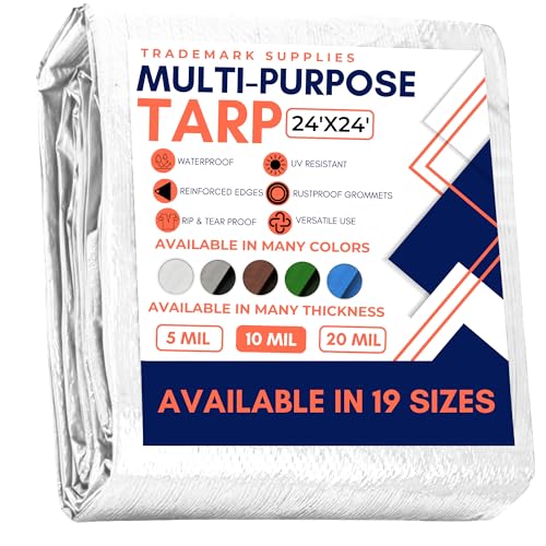 Large Waterproof Tarp (576 Sq ft)