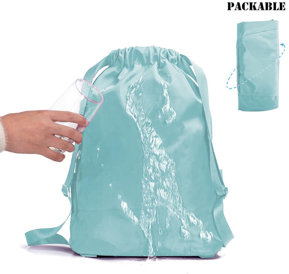 Waterproof Drawstring Gym Backpack Bag for Men & Women