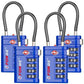 Open Alert TSA Approved Luggage Locks (4 Count)