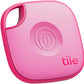 Tile by Life360 Mate - Bluetooth Tracker, Keys Finder and Item Locator for Keys, Bags and More. Phone Finder. Both iOS and Android Compatible. 1-Pack (Pink Punch)