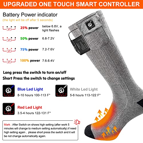 Upgraded Rechargeable Electric Heated Socks (24.6918 Ounce)