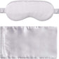 Silk Sleep Mask Light Blocking Luxury 100% Mulberry 19mm Silk Eye Mask Eye Cover Blindfold Ultra Soft Light & Comfy Anti Aging Skin Care with Travel Bag Gift Package