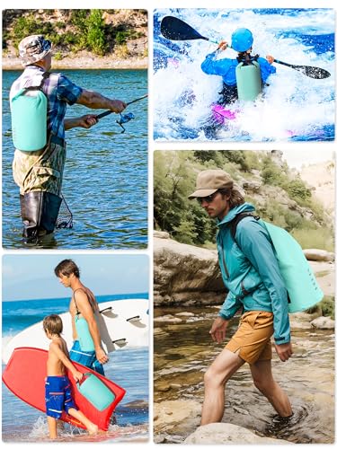 Waterproof Dry Bag Backpack with Emergency Whistle