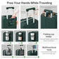 Large Checked Luggage with Cup Phone Holder and Charger Hard Shell Suitcases with Spinner Wheels