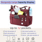 Women Shoulder Handbag Roomy Multiple Pockets Bag Ladies Crossbody Purse Fashion Tote Top Handle Satchel