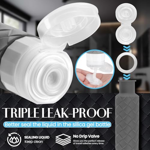 Travel Bottles for Toiletries (4 Count)