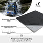 30/40/55L Waterproof Dry Backpack & Phone Case - X-Large Floating Dry Bag for Kayaking, Travel, Hiking, Fishing, Camping, Motorcycles & Beach, Heavy-Duty Roll Top Men/Women (Black/Grey/Blue)