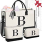 Initial Tote Bag
