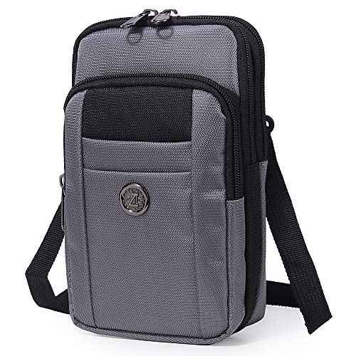 Senient Wolf Waterproof Nylon Multifunctional Phone Crossbody Bag