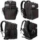 Military Tactical Backpack for Men and Women 45L Army 3 Days Assault Pack Bag Large Rucksack with Molle System Black with Red Line