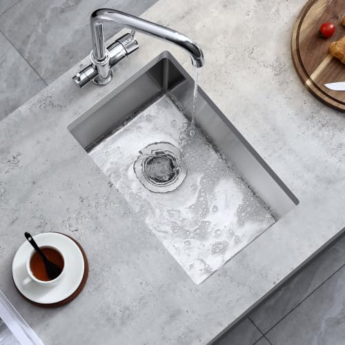 12 Inch Undermount Bar Sink 18 Gauge 304 Stainless Steel Brushed