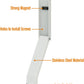 Door Stopper, Door Holder, No Drilling Door Stoppers, Easy Pedal Kick Down Door Stop(White x 1 Pack)