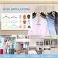 Space Saving Hangers for Clothes 6 Pack Sturdy Metal Hangers Heavy Duty (6 Count)