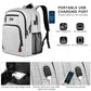Grey Backpack for School