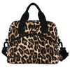 Leopard Print Insulated Lunch Bag Reusable Cooler Lunch Tote Box with Shoulder Strap for Work Picnic School Beach (Multi 12)