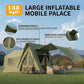 A Frame Inflatable Tent & Waterproof Black