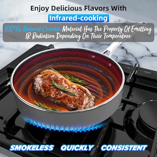 Deluxe DUXANO 14PC Healthy Pots and Pan With 9H Anti