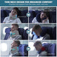 Travel Pillow Upgraded Airplane Neck Pillows Chin Support Adjustable Memory Foam Travel Essentials for Car Home Office Headrest Sleep with with Eye Masks Earplugs and Luxury Bag