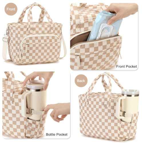 Insulated Lunch Box for Work with Cup Holder