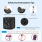 Universal Travel Plug Adapter 5 in 1 Charger