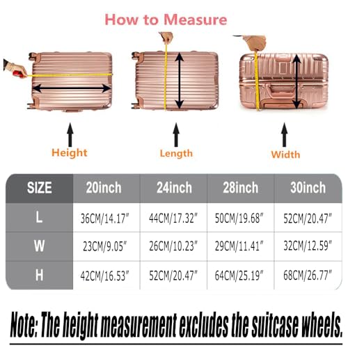 20 Inch Waterproof Clear Suitcase Cover