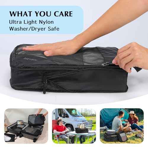 Compression Packing Cubes for Travel (7 Count)