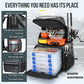 Cooler Fishing Backpack with 4Tackle Boxes 45L Large Water