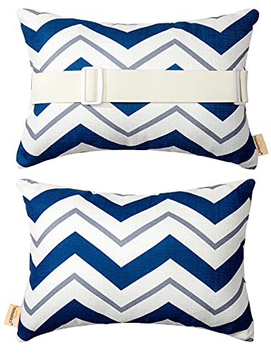 Outdoor Pillows for Lounge Chair Head Resting (2 Count)