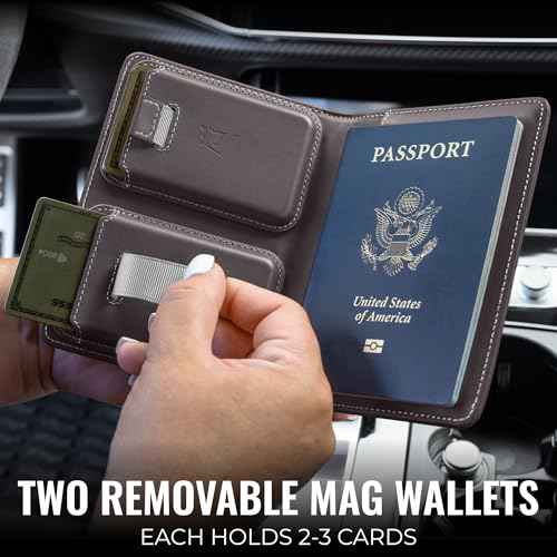 Passport Wallet with AirTag Holder