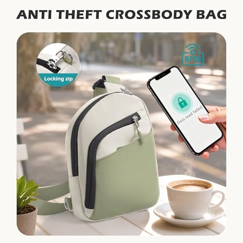 Anti Theft Crossbody Bag for Women Men
