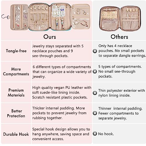 Travel Jewelry Organizer Case