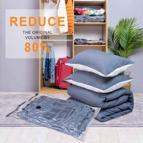 Vacuum Storage Bags for Clothing (20 Count)