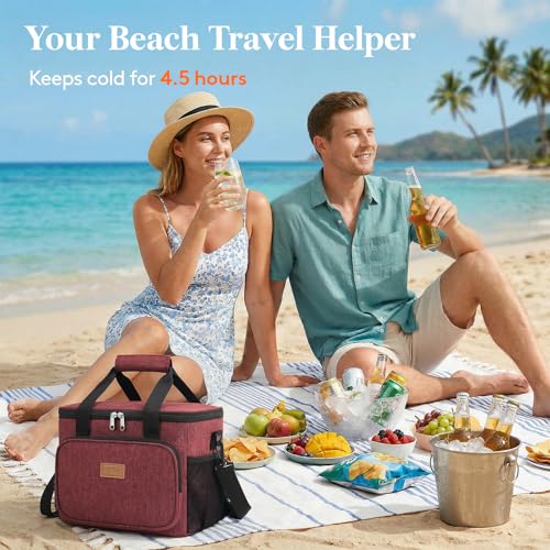 Large Lunch Bag (Burgundy / Large(15L))