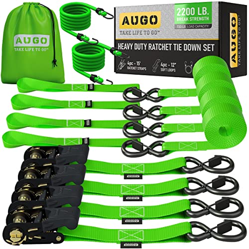 Ratchet Straps Heavy Duty 4 Pack